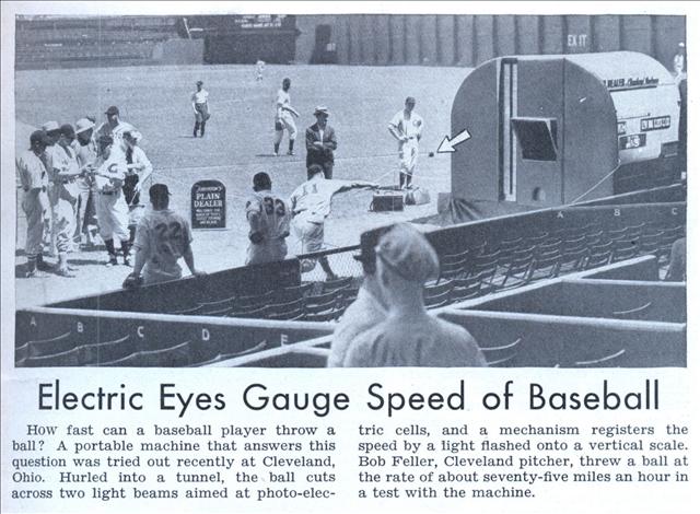 Popular Science 1939 article pitching tests in Cleveland